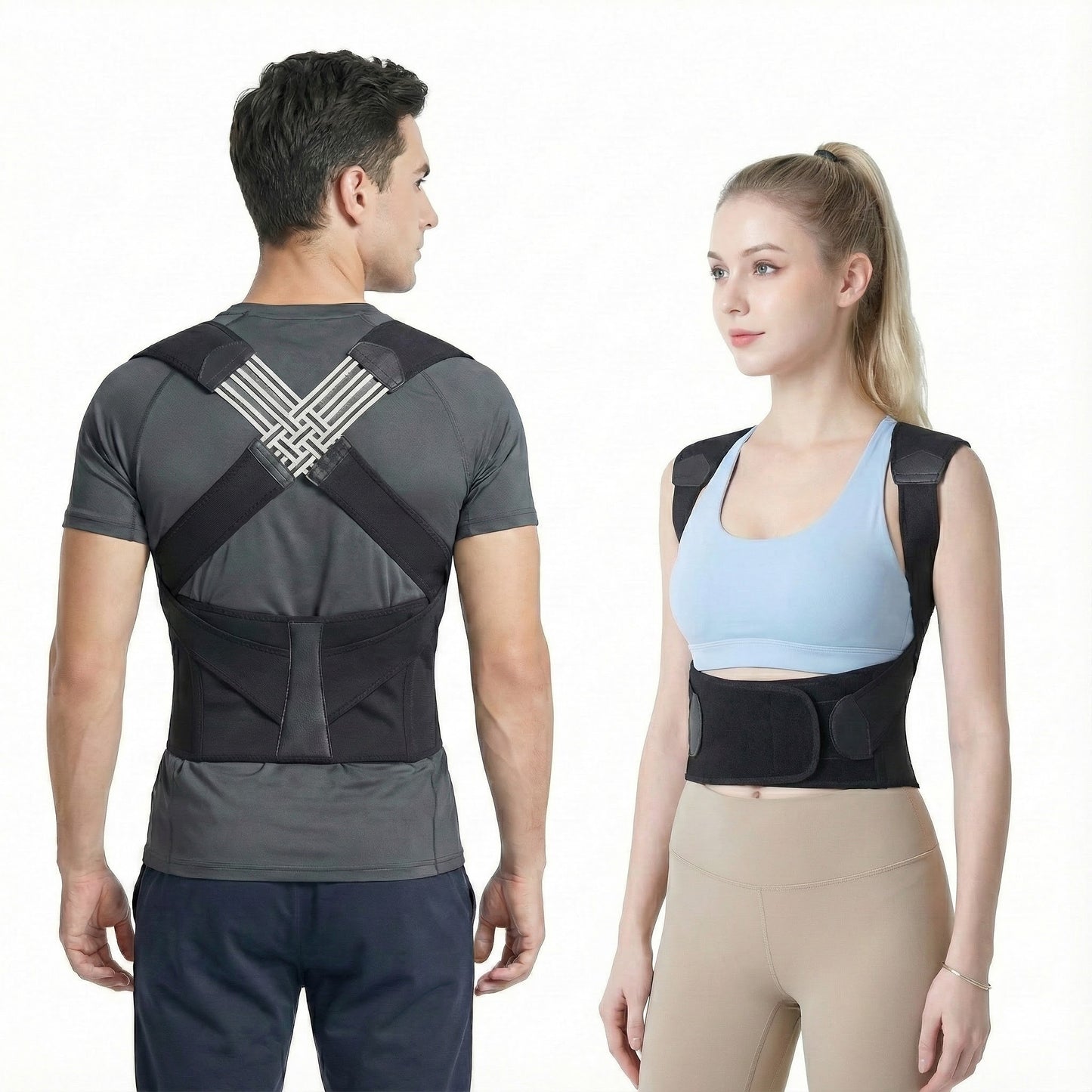 YoyoGym Posture Corrector – Back Support Brace for Improved Alignment