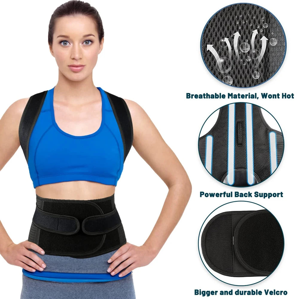 YoyoGym Posture Corrector – Back Support Brace for Improved Alignment